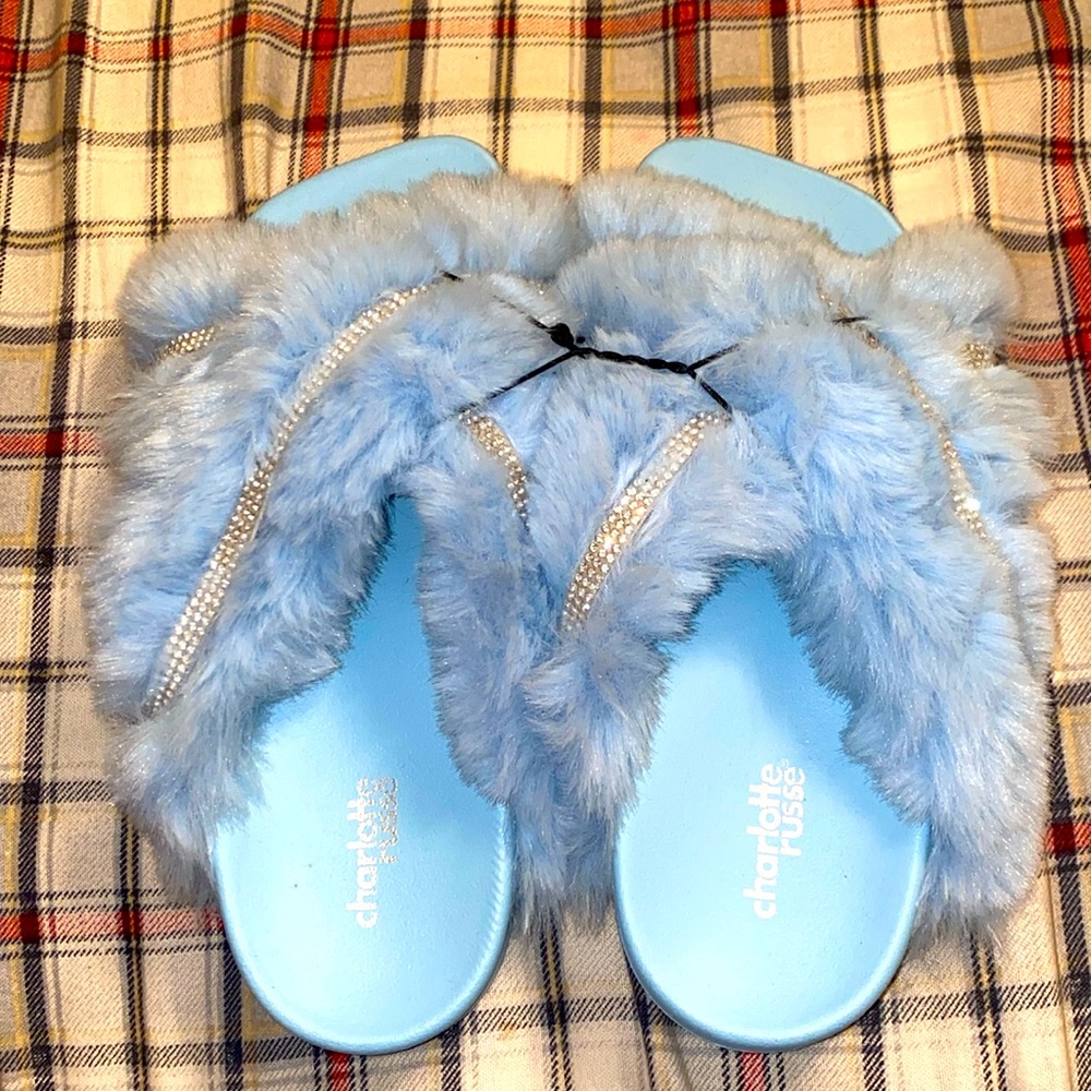 Festive Blue Sandals